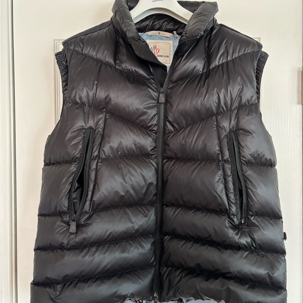 Moncler Black Puffer Vest